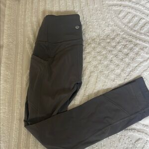 Lululemon Gray Leggings size 2 like new
